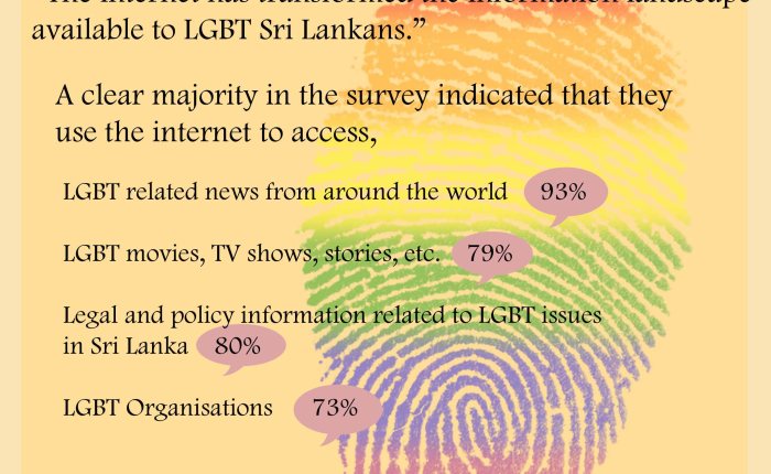 Infographics: Experiences of LGBT Sri Lankans Online